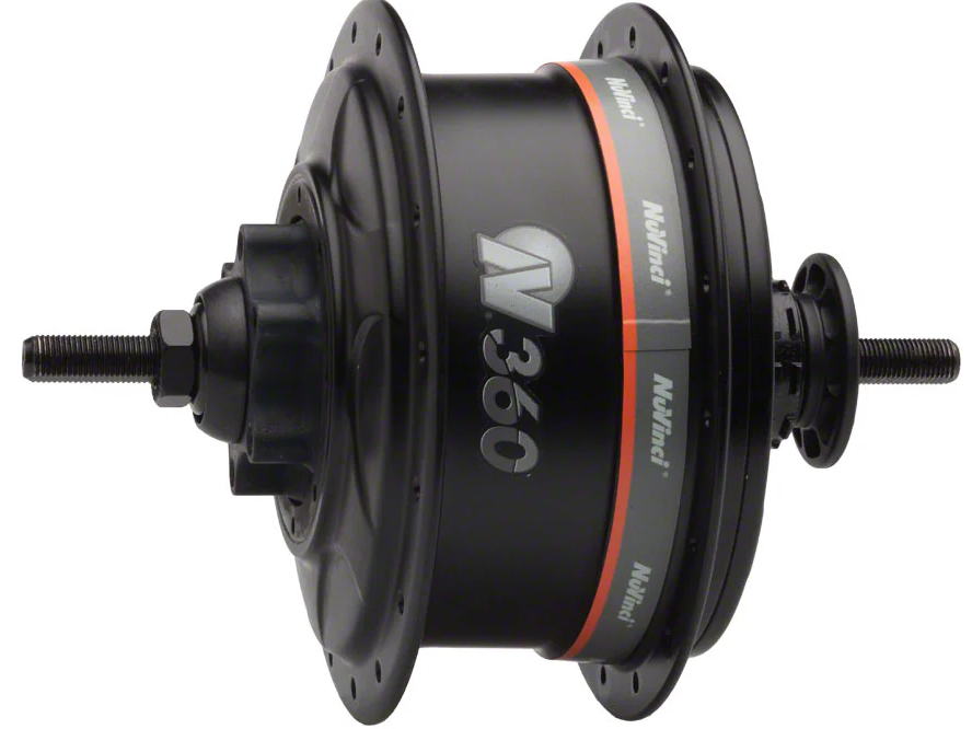 Shimano N360 après disque 6 points 32 trous noir Black