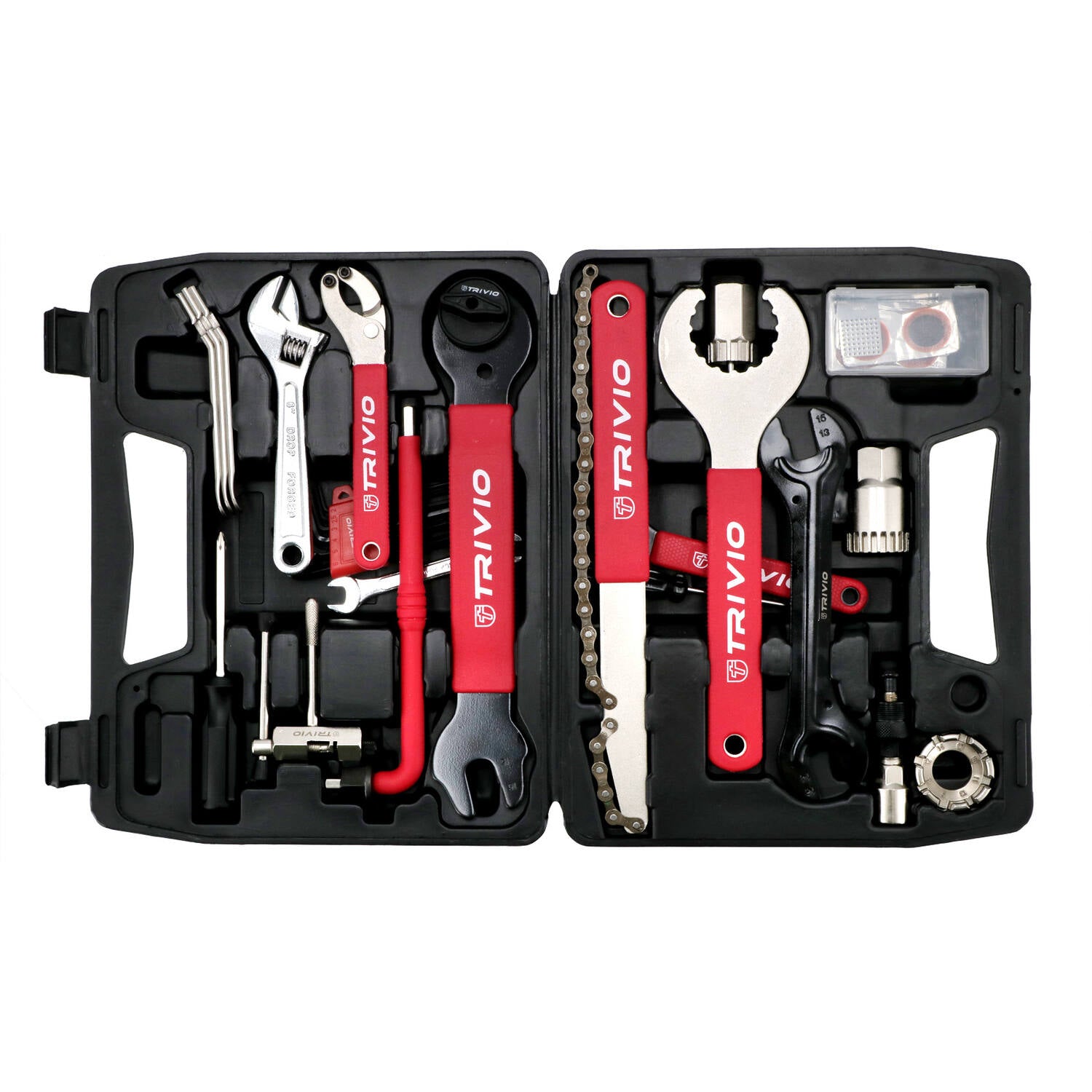 Trivio - outils de vélo boîte à outils de démarrage boîte à outils 18 pièces