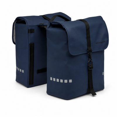 Newlooxs new looxs sac de vélo double odense bleu foncé mik 2.0 39l