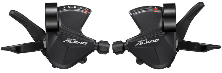 Shimano Alivio Rapidfire Triggerset Shifterset 3x9 Speed ​​Derilleur Mat Black
