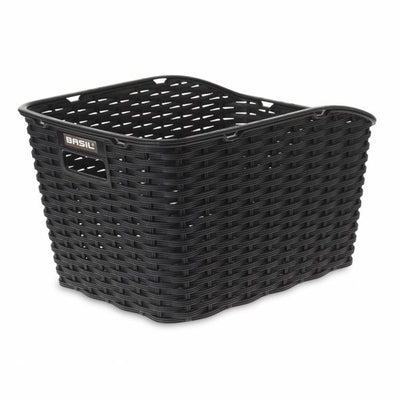 Basil Weave WP - panier à vélo - arrière - noir