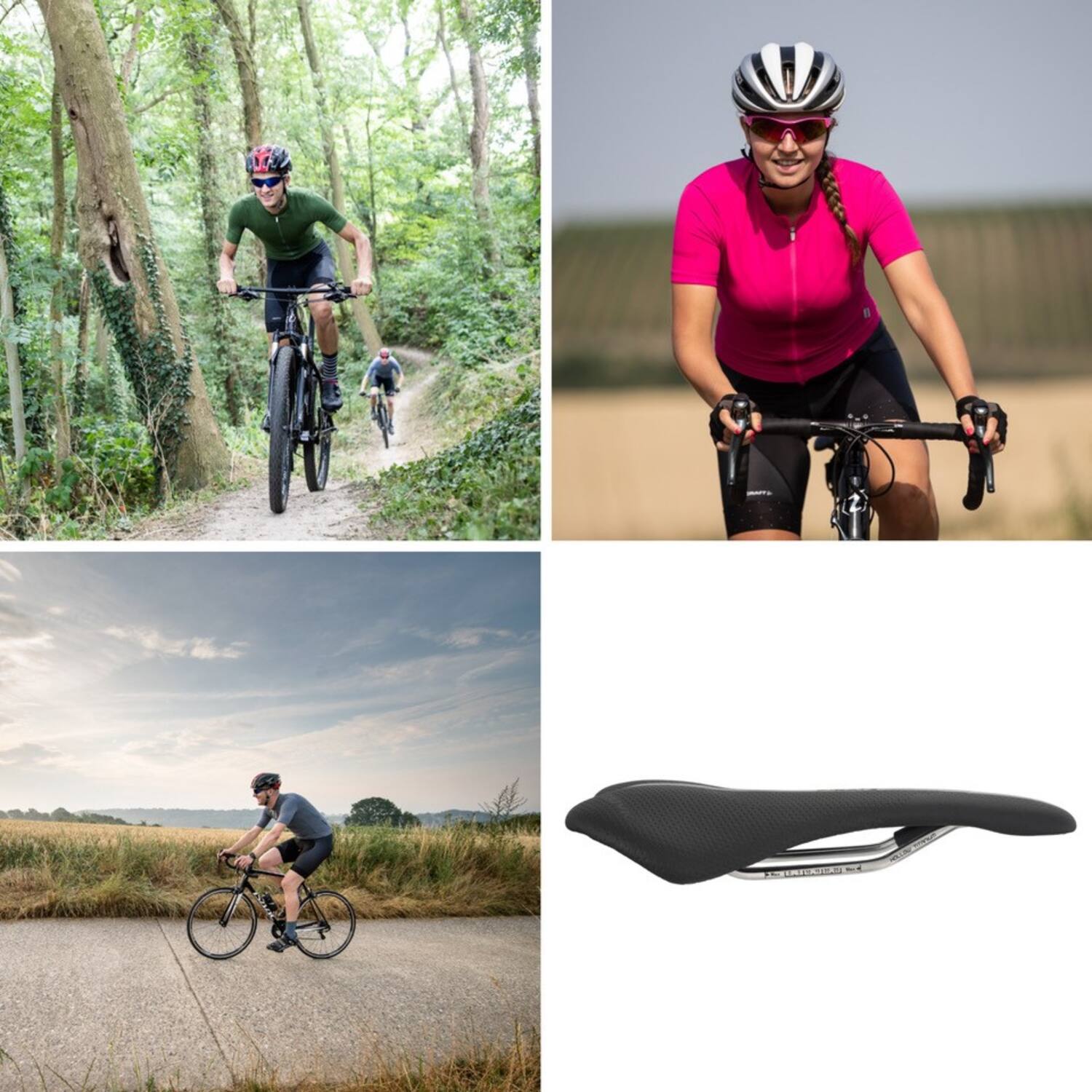 Trivio - selle de vélo pirate noir