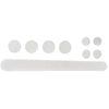 Velo Sticker set for frame protection fork RMS 9-piece transparent