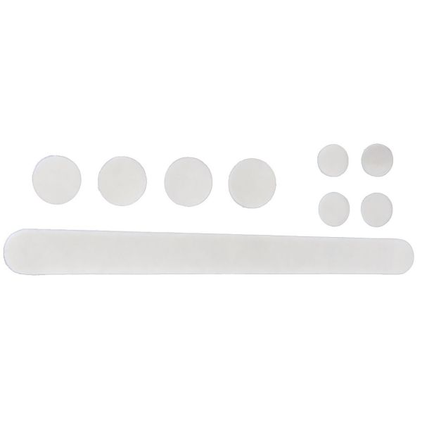 Velo Sticker set for frame protection fork RMS 9-piece transparent