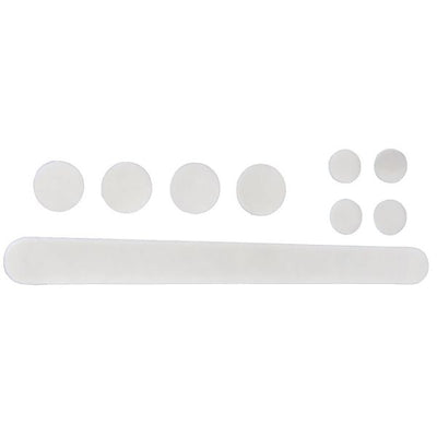 Velo Sticker set for frame protection fork RMS 9-piece transparent