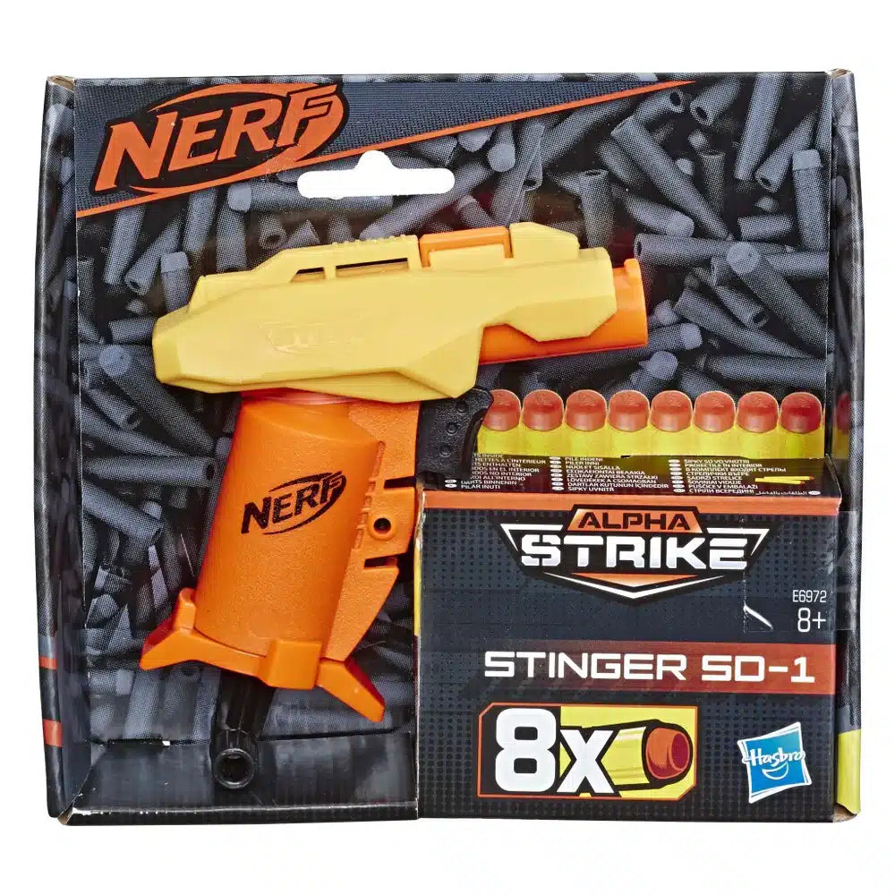 Hasbro nerf alpha strike stinger avec 8 fléchettes