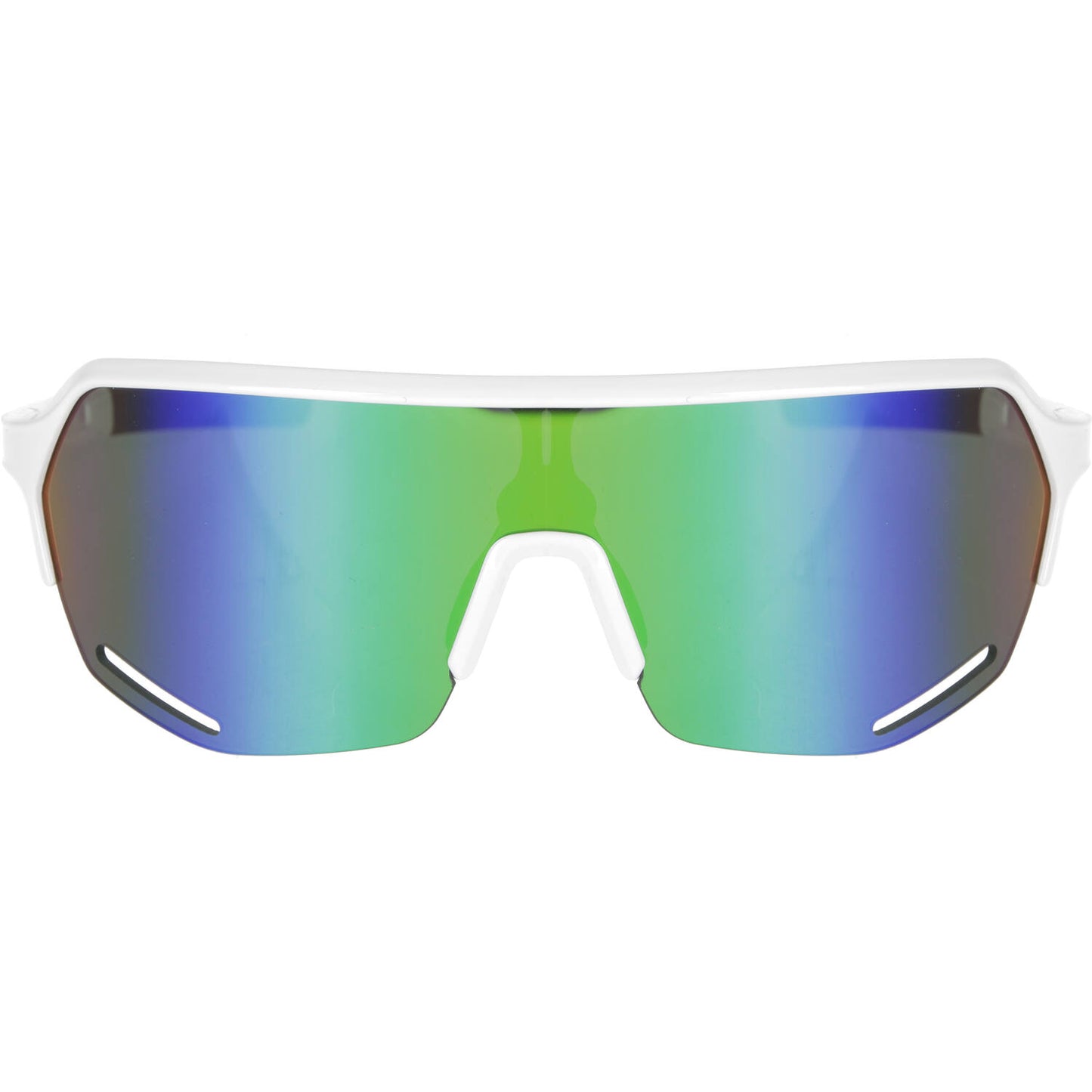 Trivio - lunettes de cyclisme hyperion blanc revo vert avec lentille extra transparente