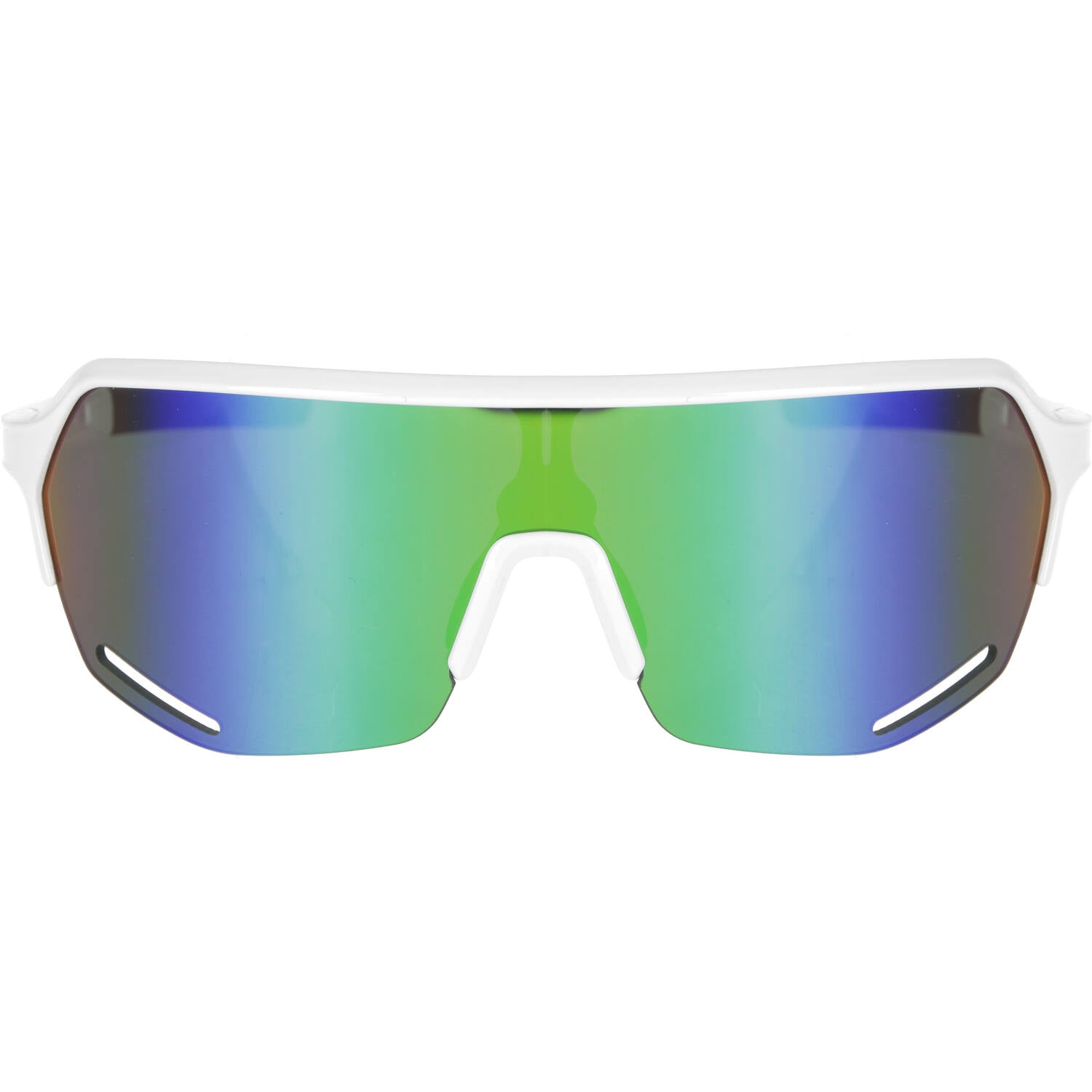 Trivio - lunettes de cyclisme hyperion blanc revo vert avec lentille extra transparente