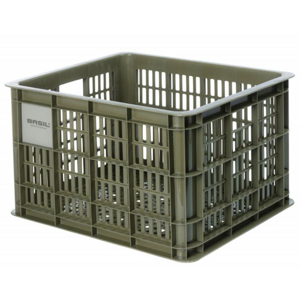 Basil fietskrat m - moyen - 29,5 litres - vert