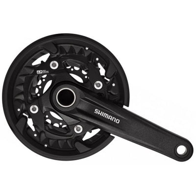 Shimano Cranket Mtb 3 x 10 Speed ​​FC-MT500 avec un bras de manivelle de 175 mm 40-30-22T noir