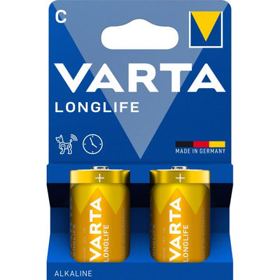 Varta Battery Longlife Alcaline LR14 C (2x)