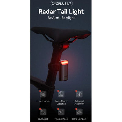 Feu arrière Cyclplus l7 radar