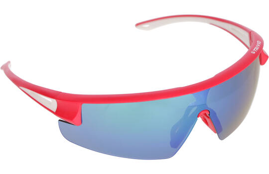 Trivio - lunettes de cyclisme hadley rouge blanc avec 2 verres supplémentaires