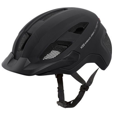 Ked casque de vélo embrasse urbain - l (58-62 cm) - noir mat