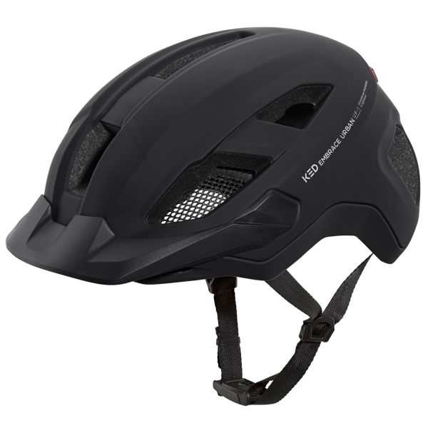 Ked casque de vélo embrasse urbain - l (58-62 cm) - noir mat