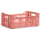 Caisse de vélo de preuve urbain Helsinki plastique 7l rose chaud 30x20x11 cm