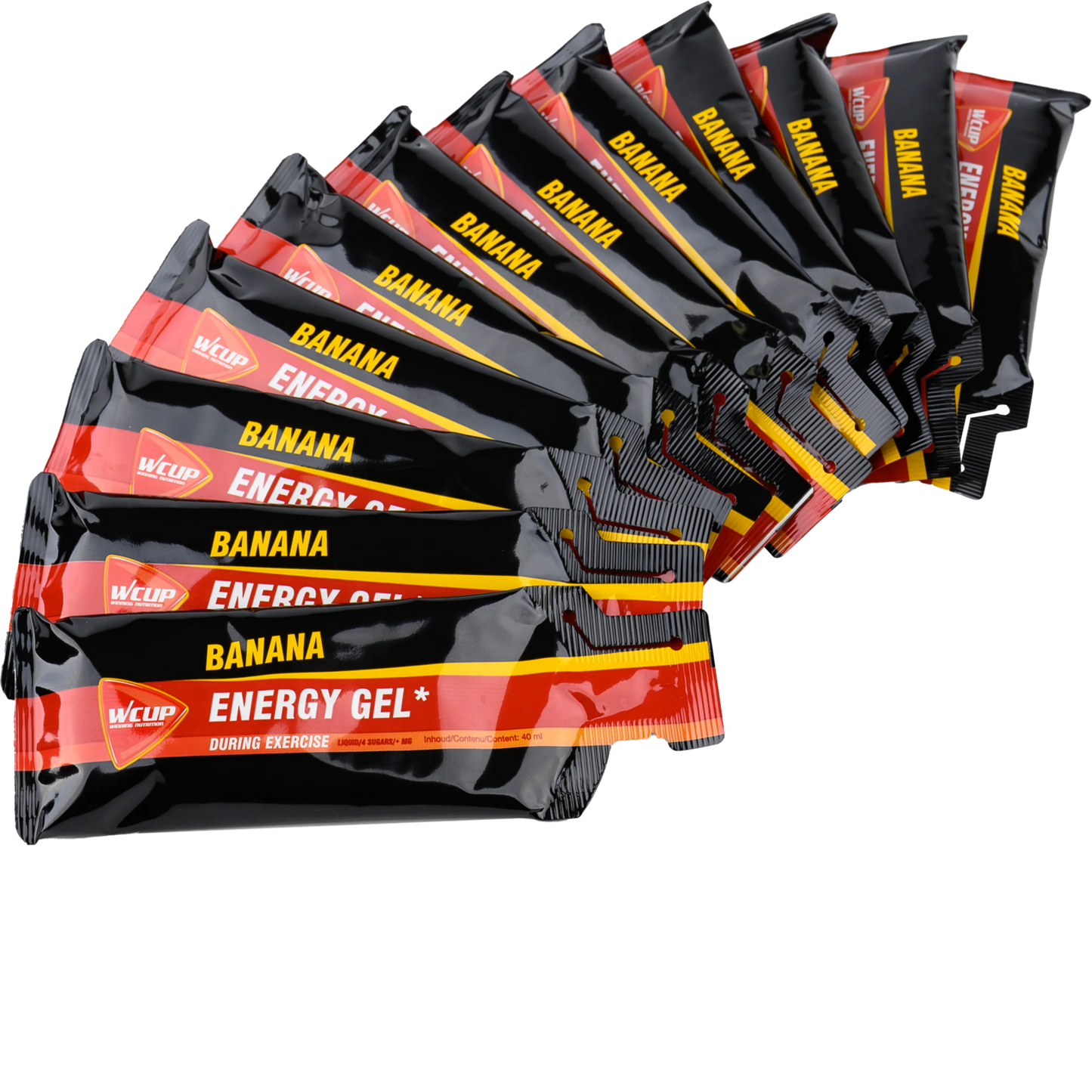 Wcup - gel énergétique banane 40ml 12 pièces