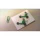 ensemble de boucles d'oreilles scooter - vert