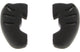 Trivio - jeu de plaquettes de nez noires pour lunettes de cyclisme nimity