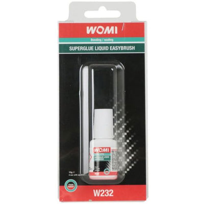 Womi superglue w232 superglue liquide easybrush transparente 10 grammes