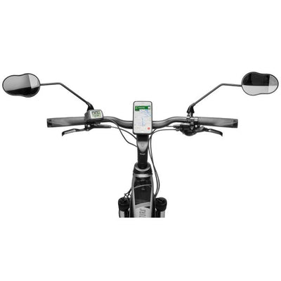 Ergotec Spiegel M-99LV Assemblage droit 122 x 78-66 mm noir