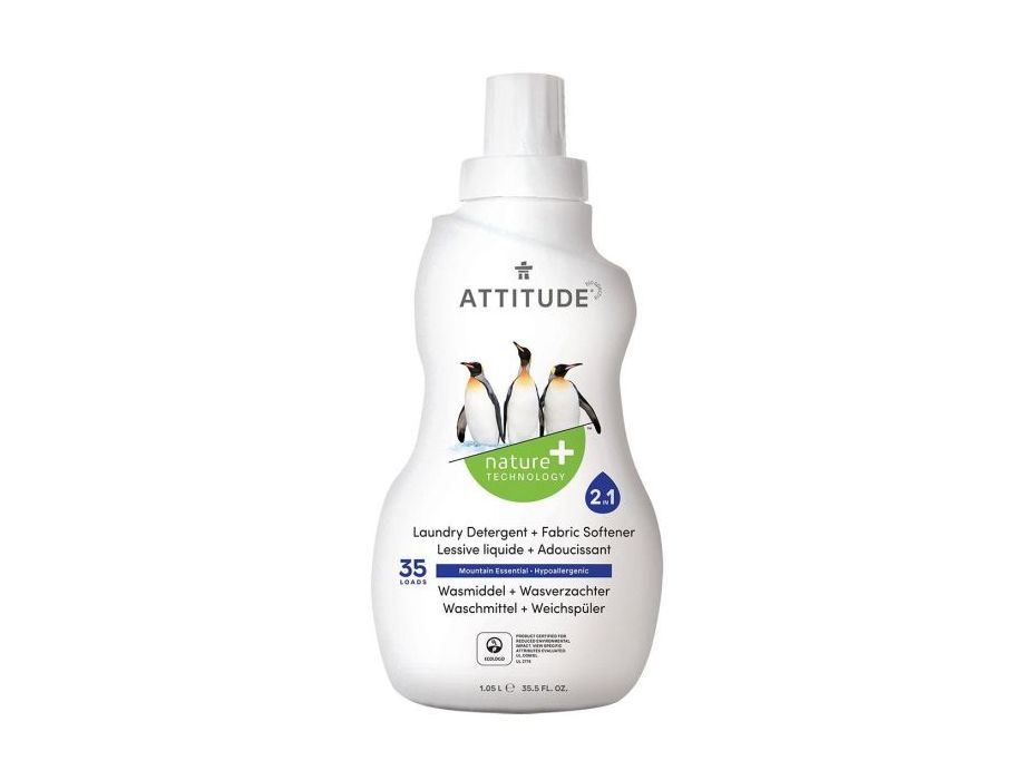 Attitude détergente + montagne pour adoucisseurs en tissu
