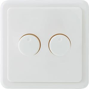 Cadre de recouvrement Ecodim peha lw pour variateur LED duo 4355420 - 4355440
