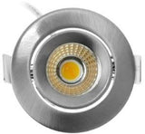 Spot encastrable LED Ecodim 5w 2700k 62mm 60° rond orientable acier sablé - led4840 - afbeelding 2