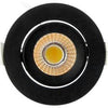 Spot encastrable LED Ecodim 5W dimtowarm 62mm 36° rond orientable noir - LED4735