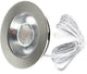 Spot meuble led Enzo ecodim 3w 2700k 62mm rond acier sablé - led4910
