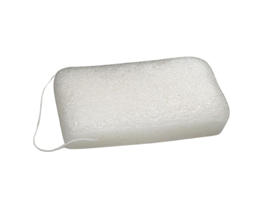 Ecoluba Konjac Sponge - blanc - rectangulaire