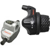 Levier de vitesse rotatif 3 vitesses Shimano Nexus SL-3S41E avec câbles et click box - noir (emballage atelier)