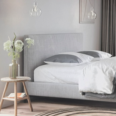Drap-housse jersey cosy eden allure blanc 160 x 200 cm