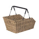 Basil Cento Rattan Look Multi-Basket Bicycle - à l'arrière - brun clair