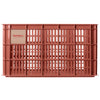 Basil fietskrat l - grand - 40 litres - rouge