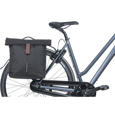 Basil Double Bag City Mik 28-32L Black
