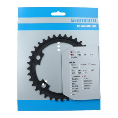 Shimano 105 11V 36T plateau Y1WV36000 FC-R7000 noir