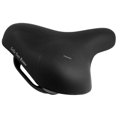 Selle San Remo Bicycle Saddle San Remo Vienne avec Handle Black (emballage de travail)