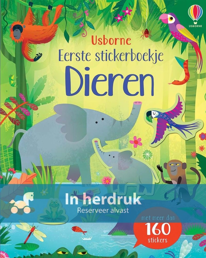 Premier animal de livre d'autocollant