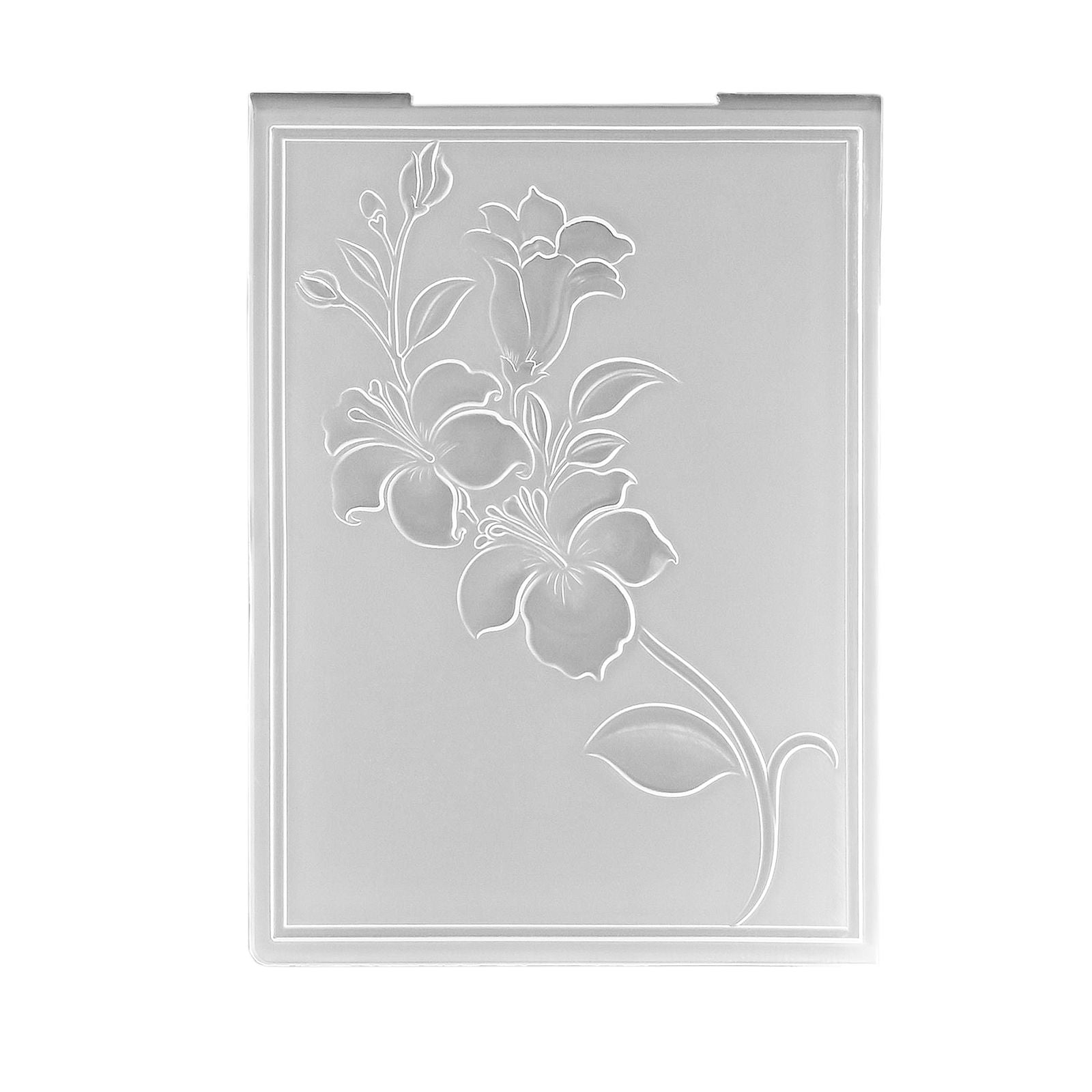 Le choix de Nellie • Dossier de gaufrage 3D branche de fleur 10,5x14,8cm