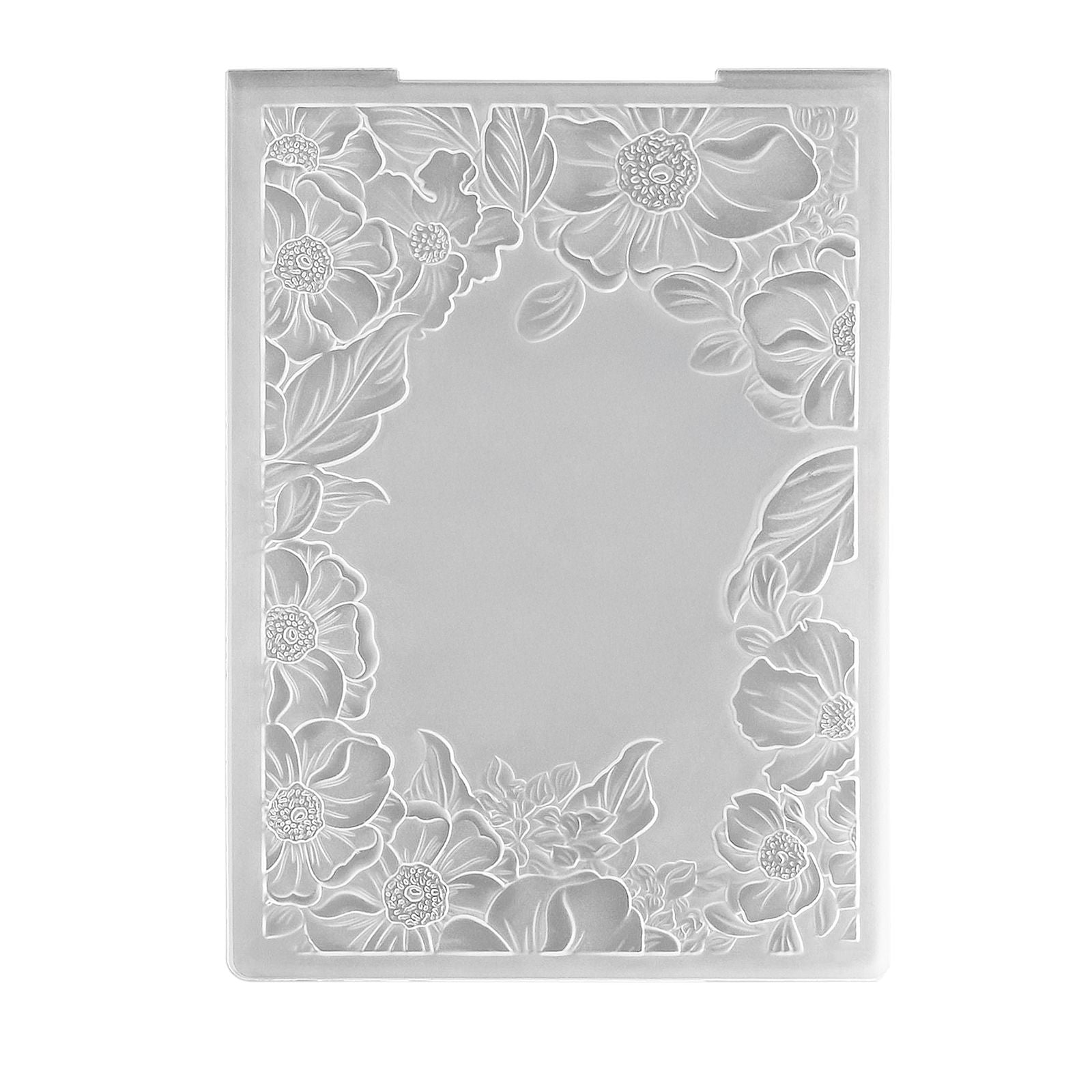 Le choix de Nellie • Cadre dossier gaufrage 3D fleurs 10,6x15cm