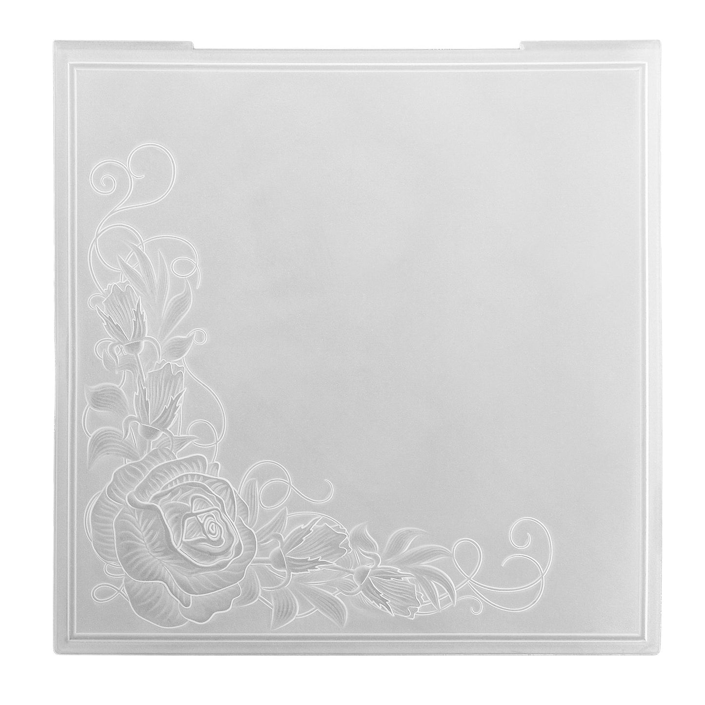 Le choix de Nellie • Dossier de gaufrage 3D coins roses 15x15cm