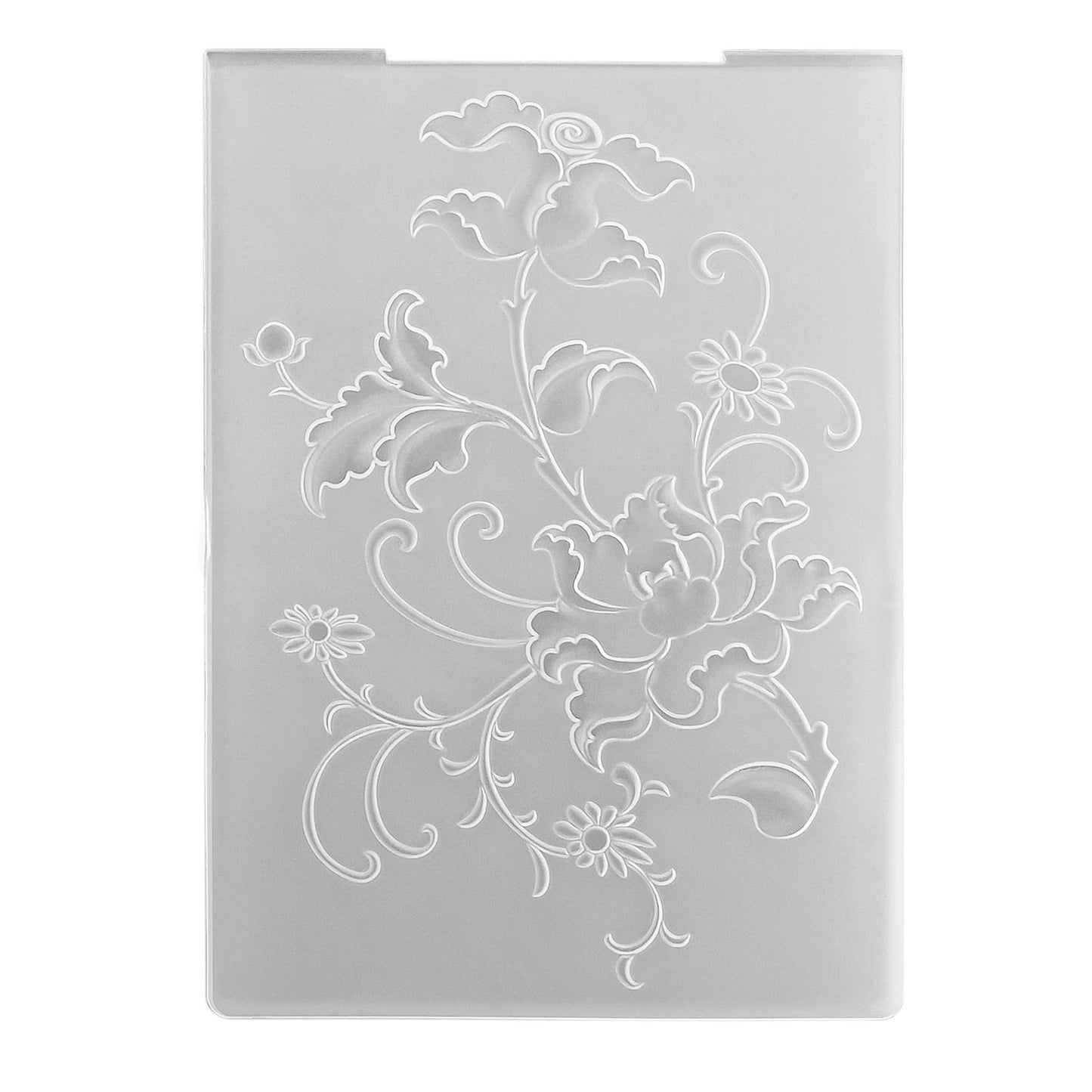 Le choix de Nellie • Dossier de gaufrage 3D fleurs exotiques 10,5x14,8cm