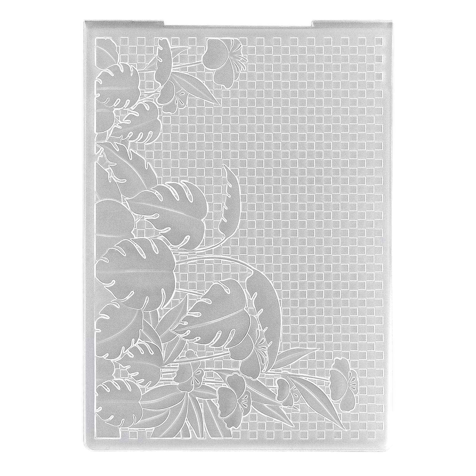 Le choix de Nellie • Dossier de gaufrage 3D fond trou plante 10,5x14,8cm