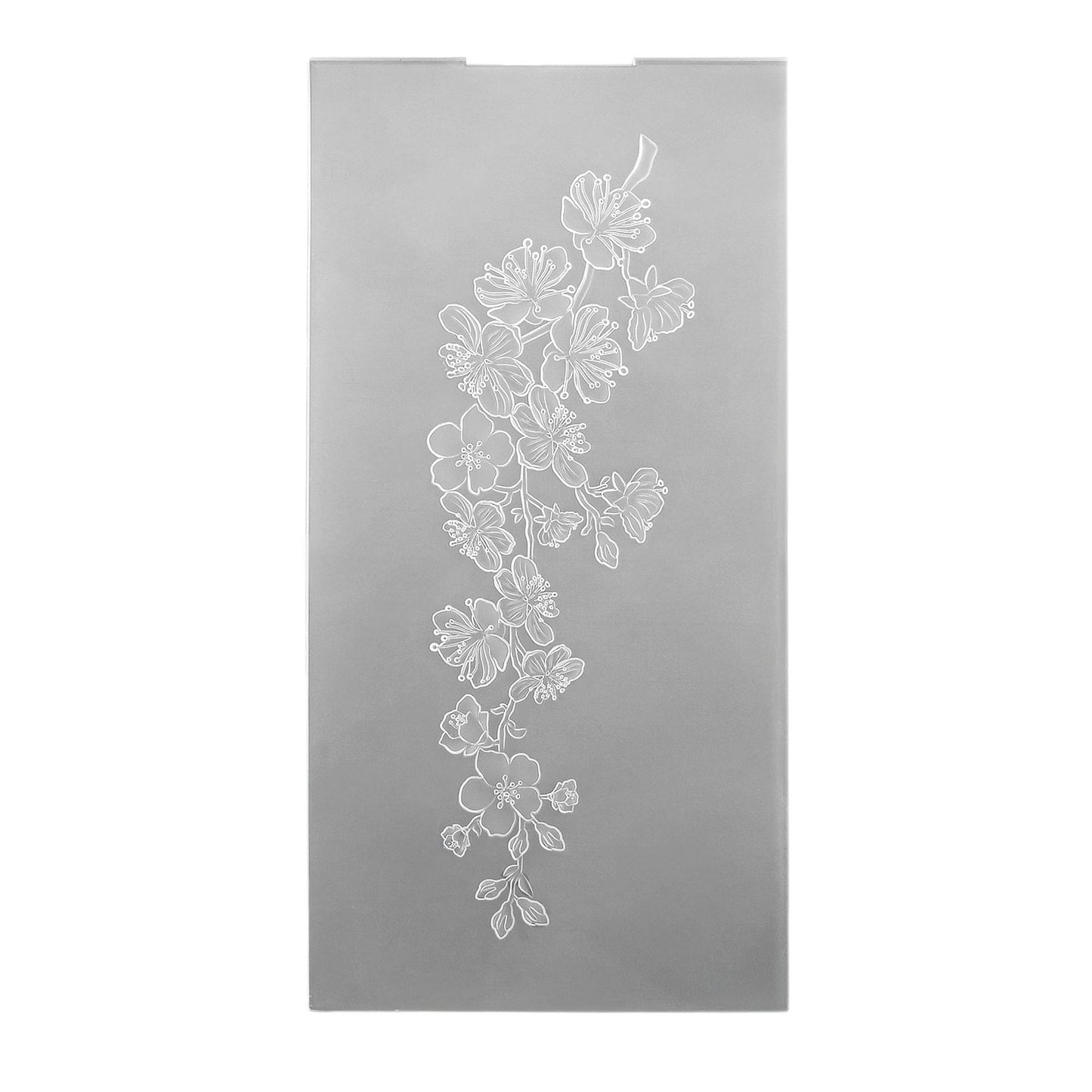 Le choix de Nellie • Dossier de gaufrage 3D branche de fleur 10,5x20,5cm