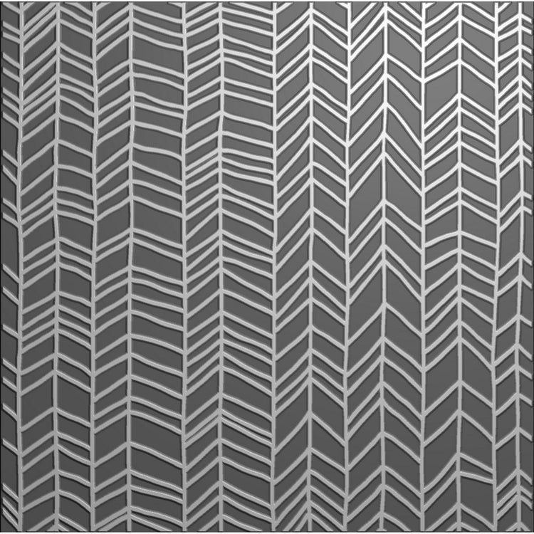 Le choix de Nellie • Dossier gaufrage 3D fond chevron 15x15cm