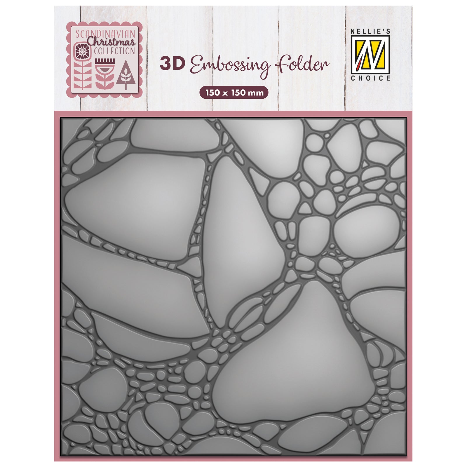 Le choix de Nellie • Dossier de gaufrage 3D gouttes de peinture 15x15cm
