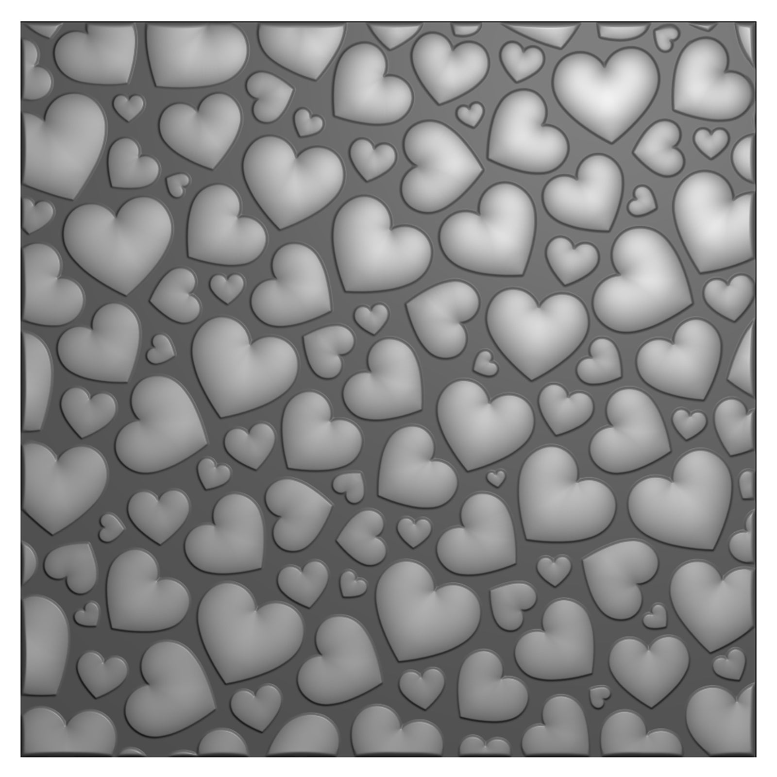 Le choix de Nellie • dossier de gaufrage fond pop up coeurs 15x15cm