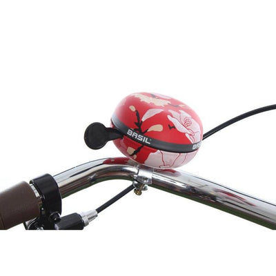Basil Magnolia - sonnette de vélo - 80 mm rouge coquelicot
