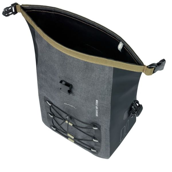 Basil sac unique navigateur storm m mik 12-15l 14 x 25 x 36 cm - noir